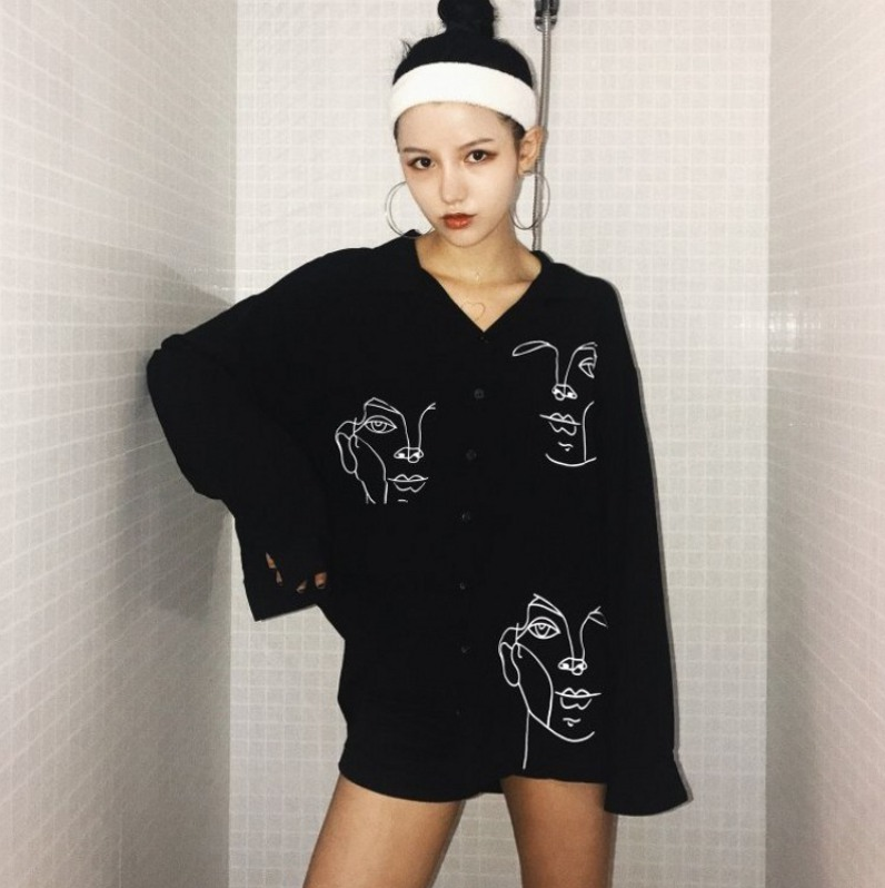 Cotton Face Printing Full Sleeve Long Shirts