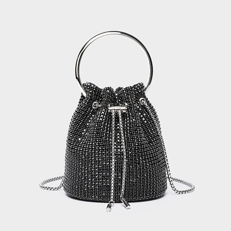 Diamond bucket bag