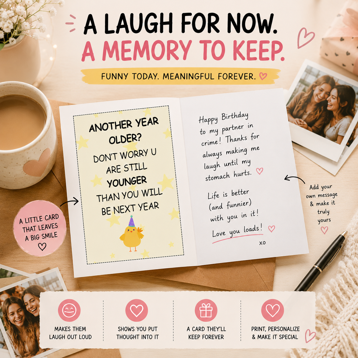 Funny printable birthday card