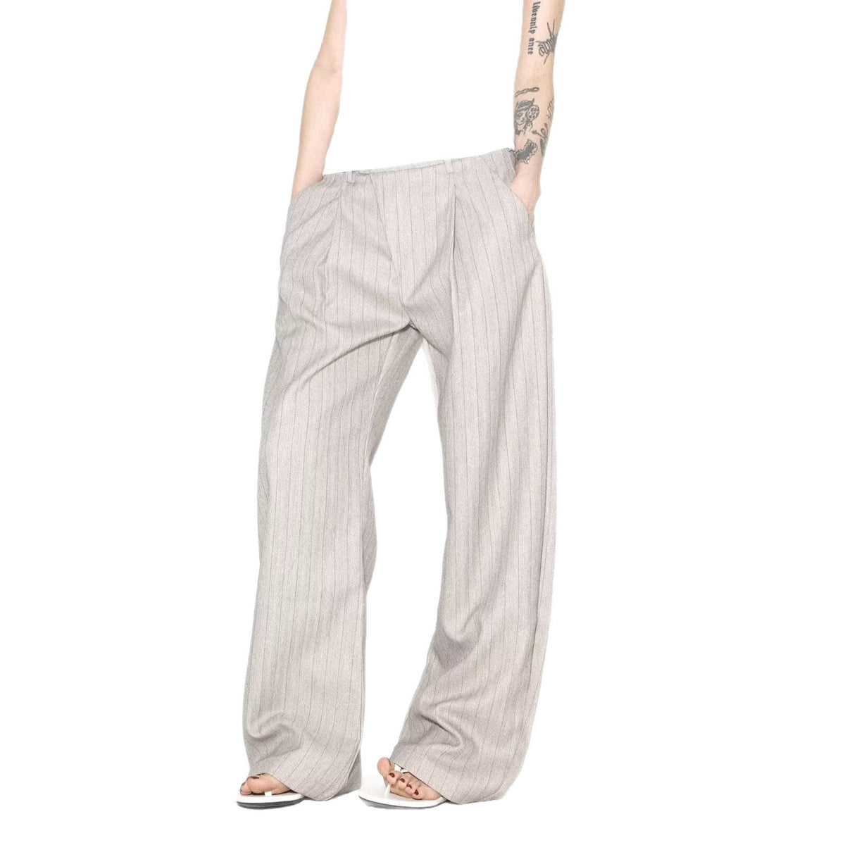 Stripe Texture pants for Men and women