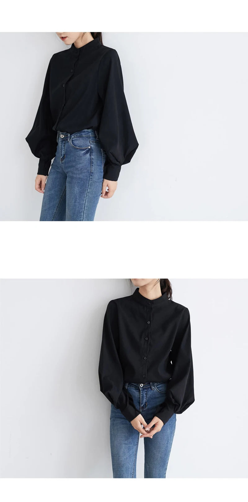 Big Lantern Sleeve Blouse for Women