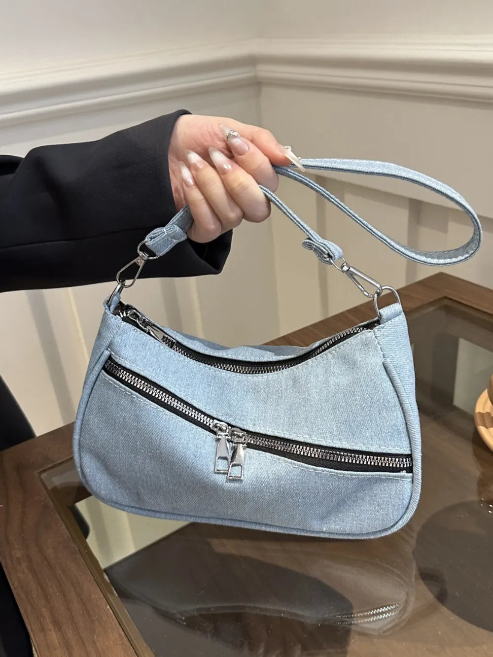 Denim Shoulder Bag