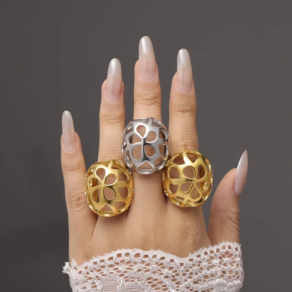Large aperture hollow ring