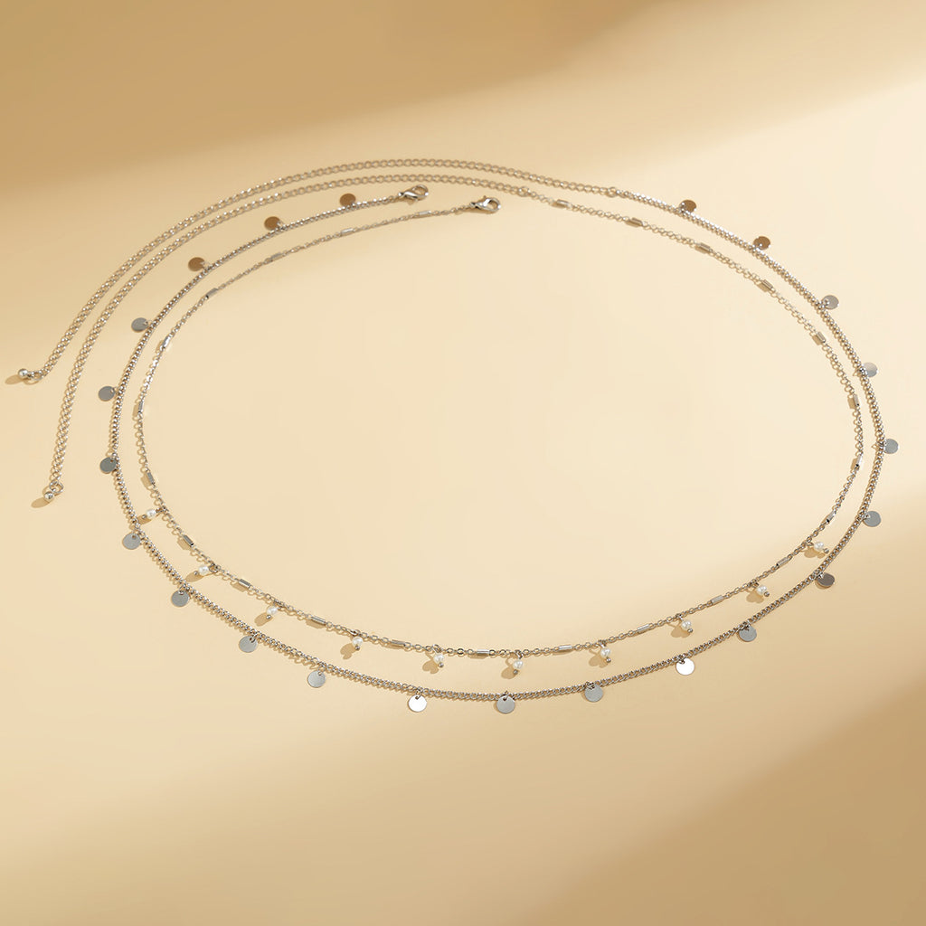 Double layered waist chain