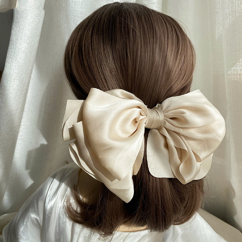 Velvet Bowknot Hair Clips