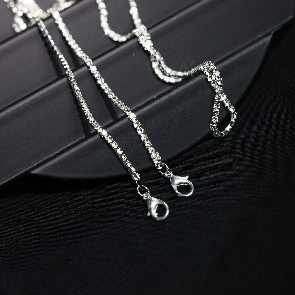 Rhinestone Long Headwear