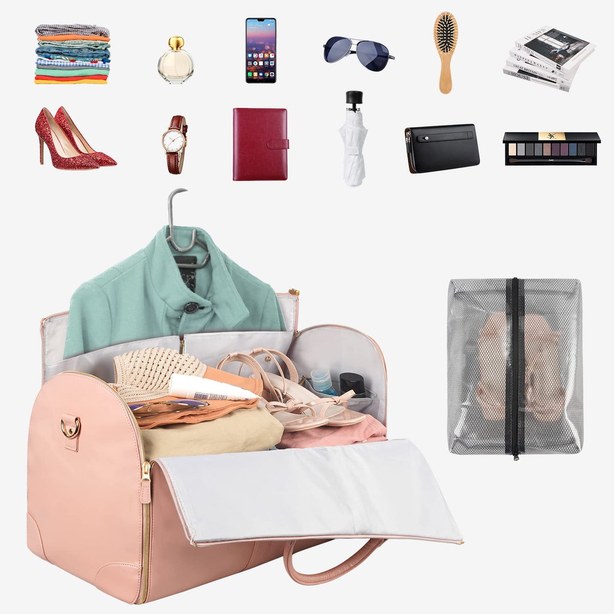 Multifunctional travel luggage bag
