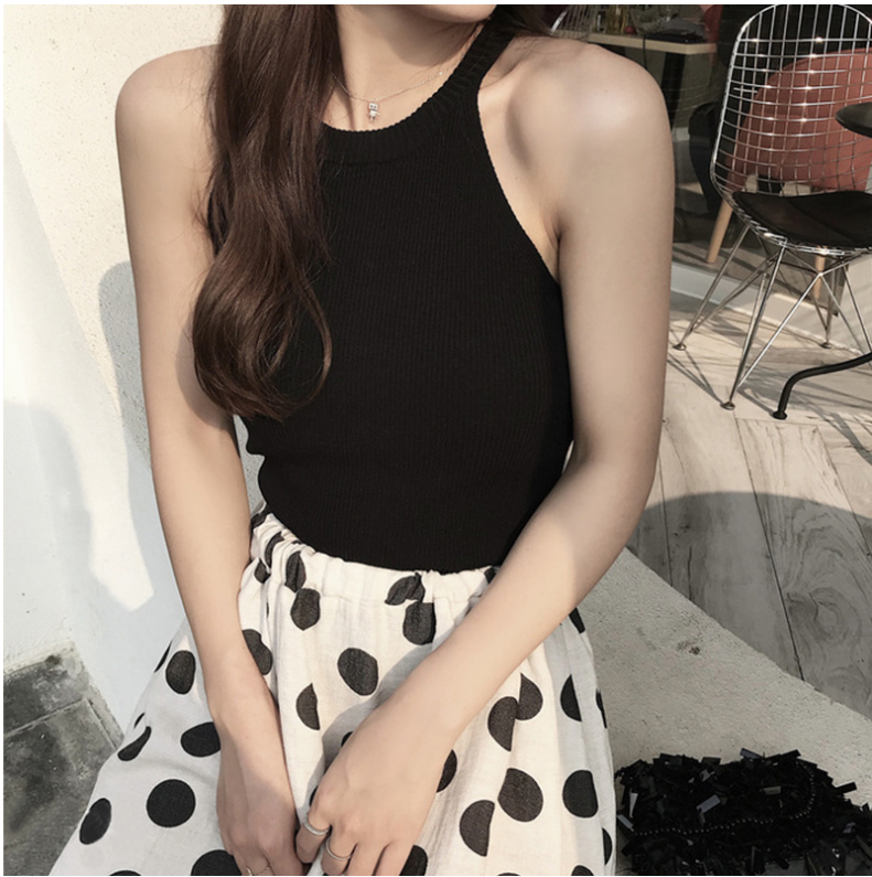 Stretchy Knitted Tank Tops