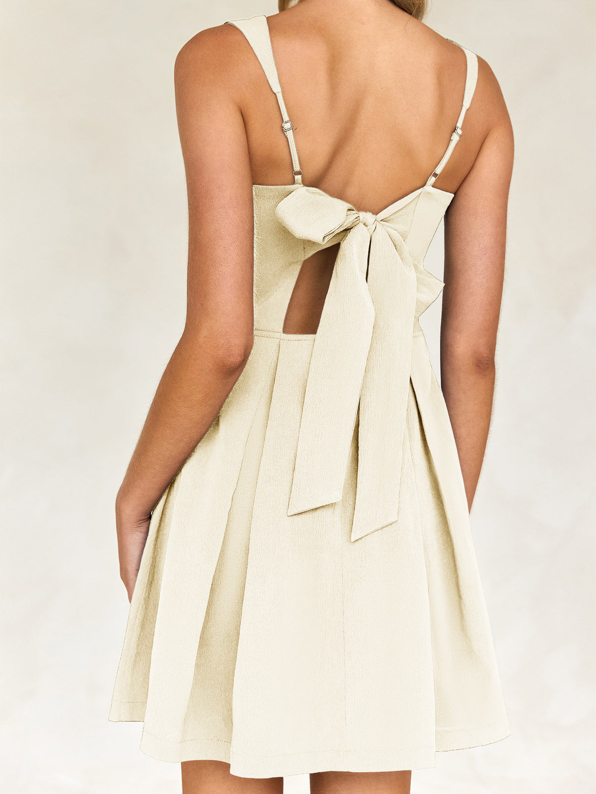 Butterfly Tie Strapless Dress