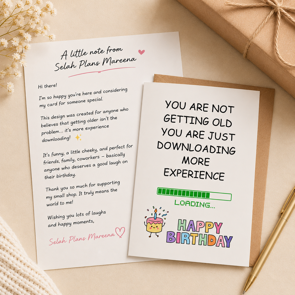 Funny birthday card printable