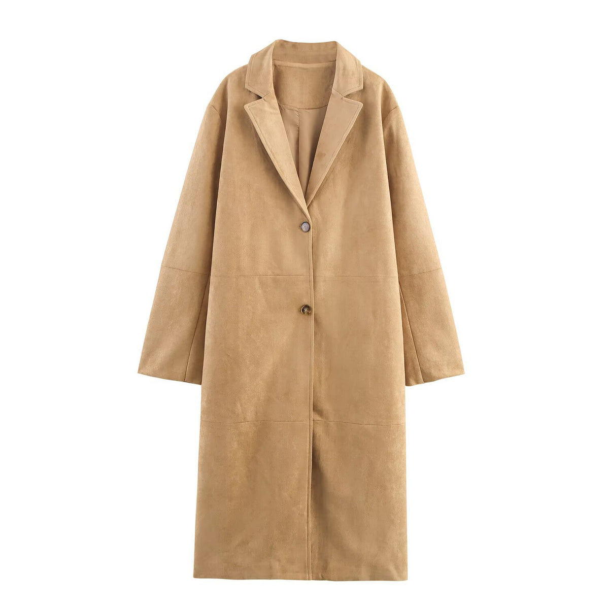 Anti suede long coat