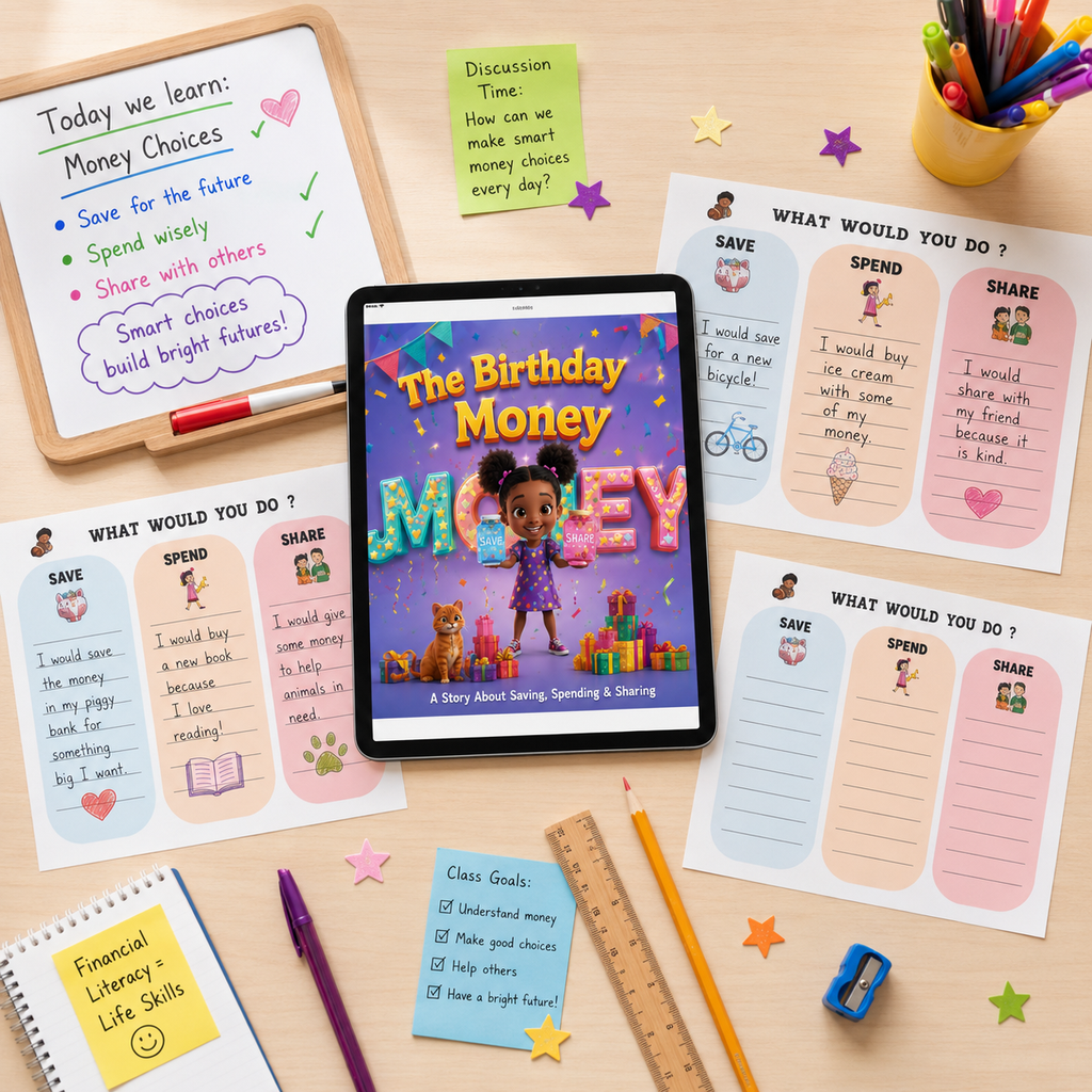 Educational kids printable story book