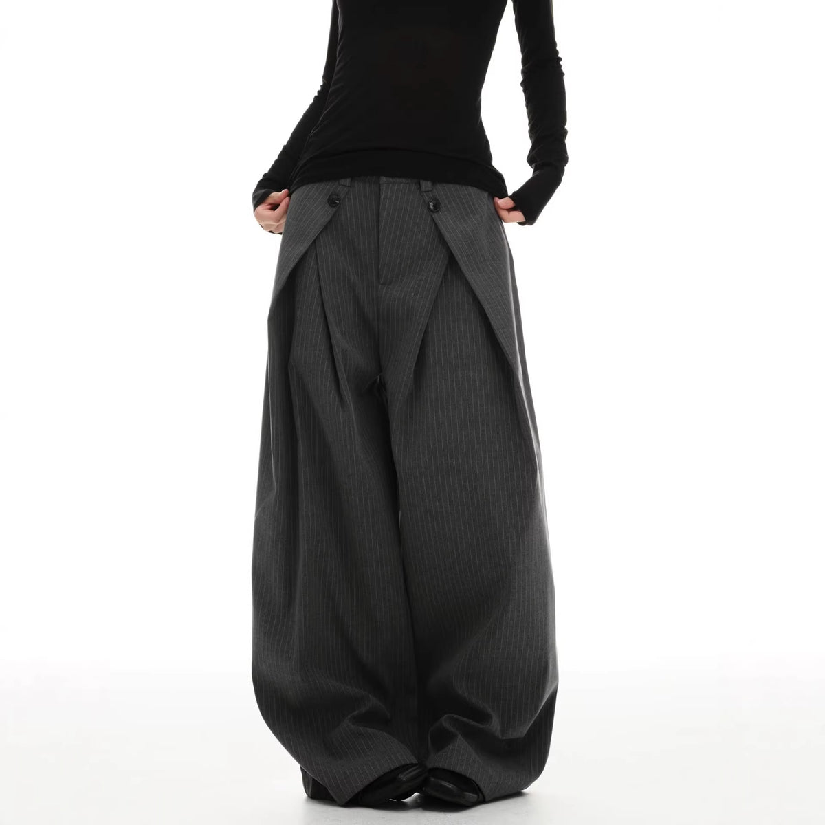 Stylish Pleated Suit Pants for Men