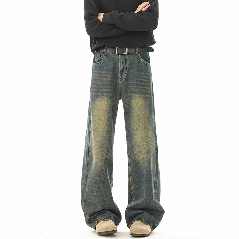 Vintage Denim Pants Men