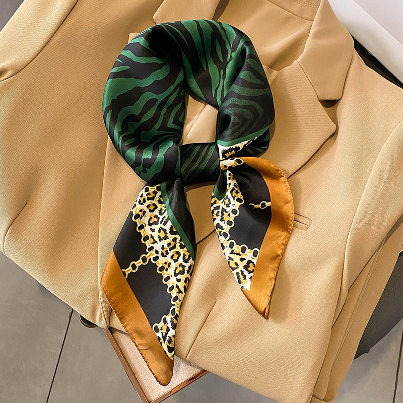 Leopard Pattern Warm and Cold Scarf