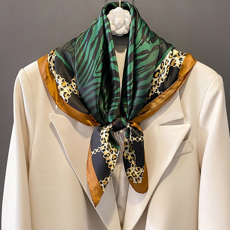 Leopard Pattern Warm and Cold Scarf