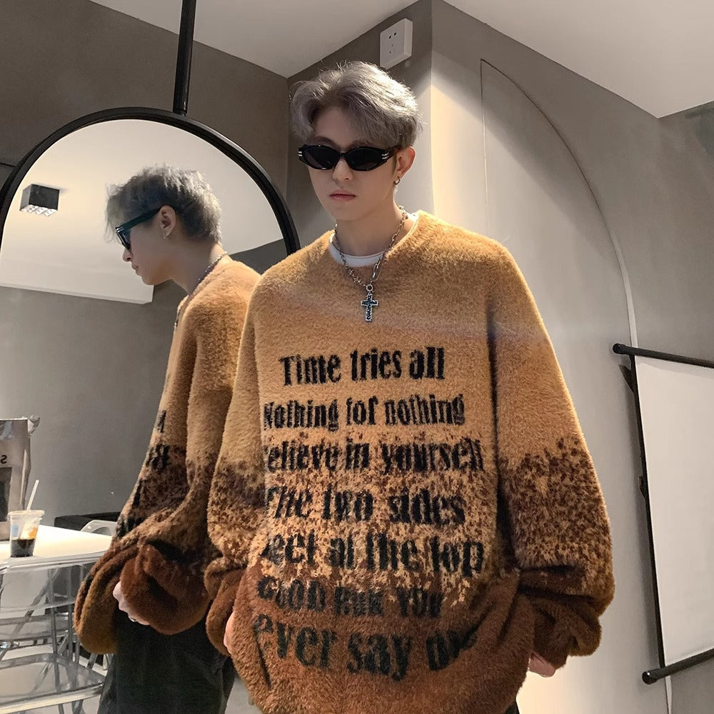 Thick Knit Sweater for Men
