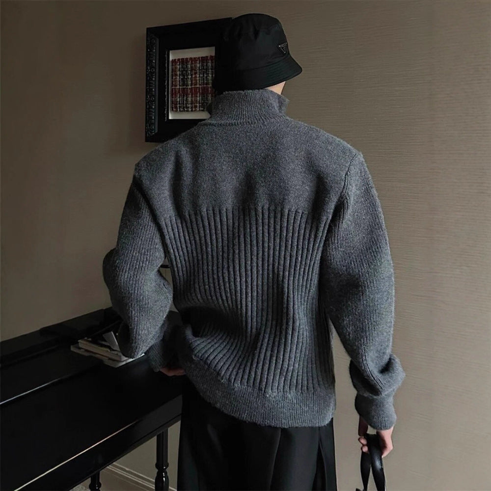 Double-Zip Sweater