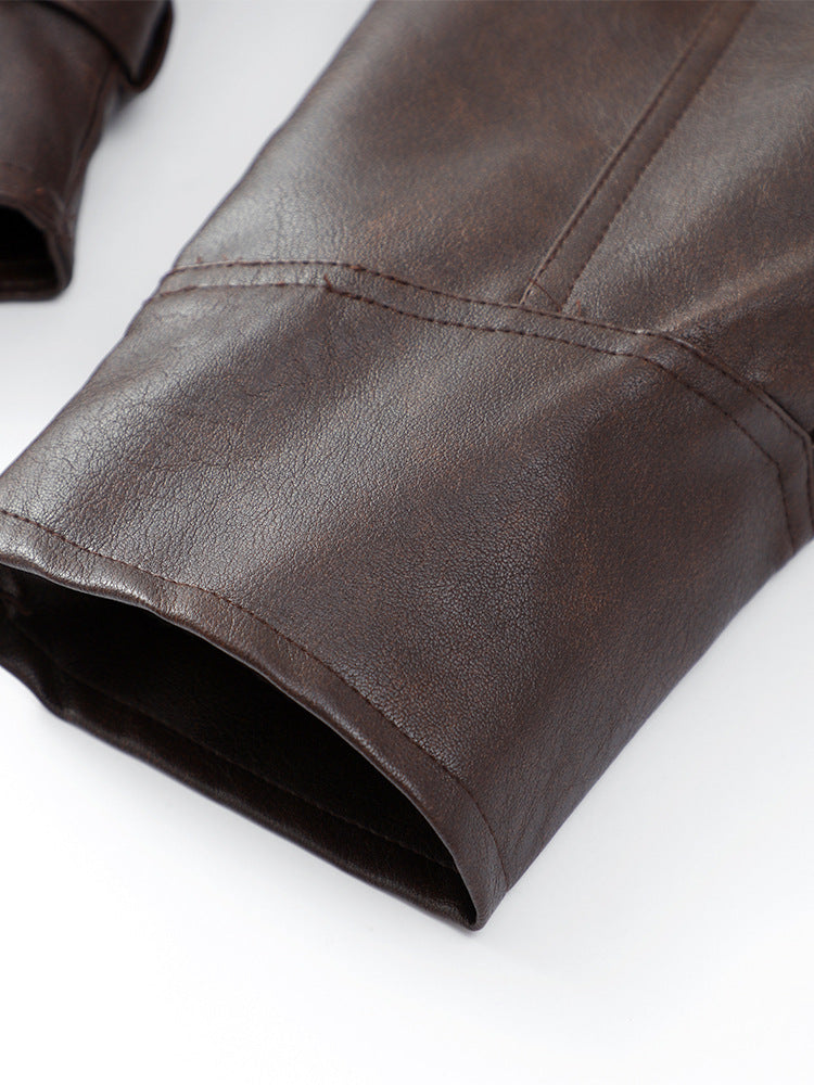 Strap up short long sleeved jacket