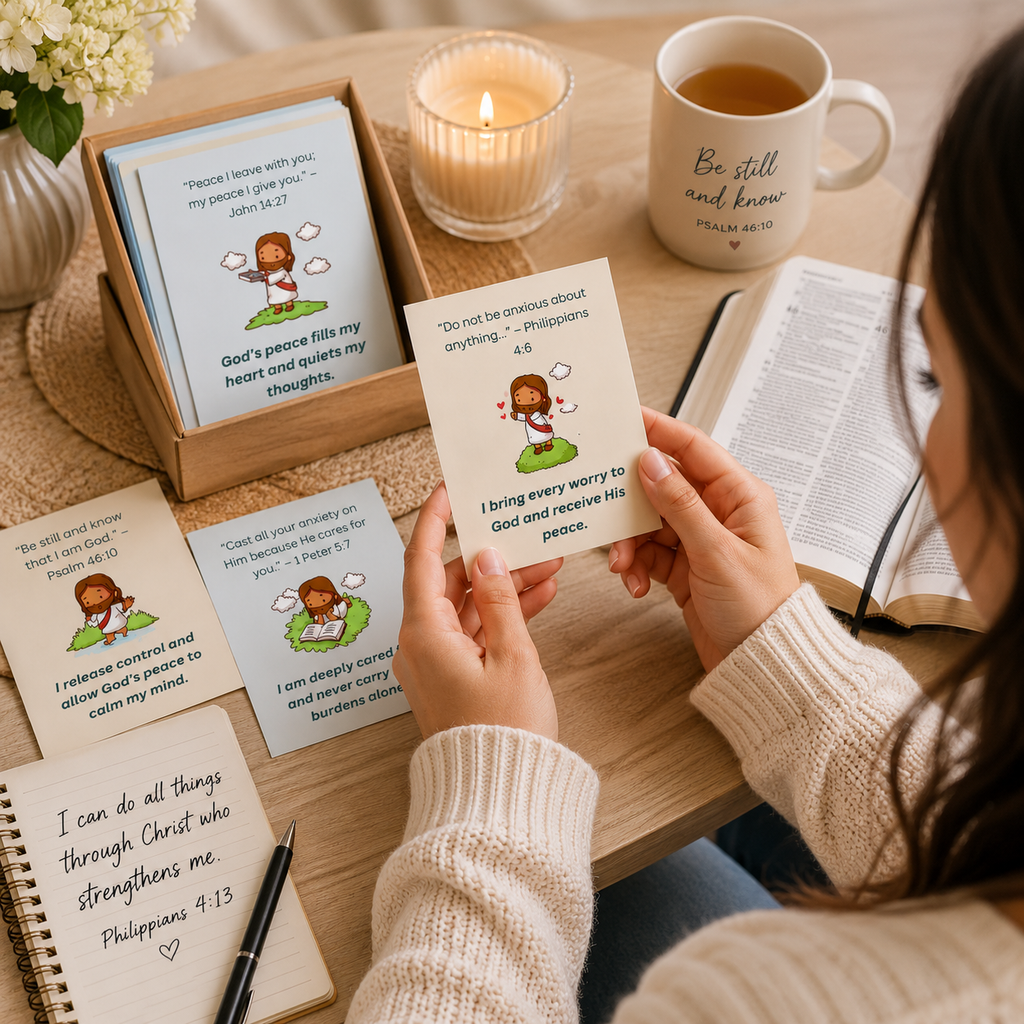 Christian affirmation cards for anxiety
