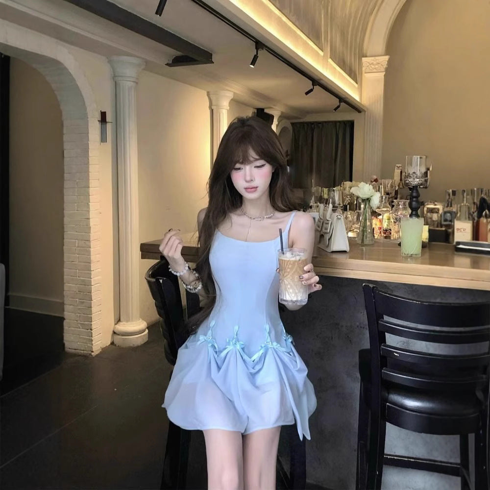 One Dress Multiple Wears Bow Strap Dress
