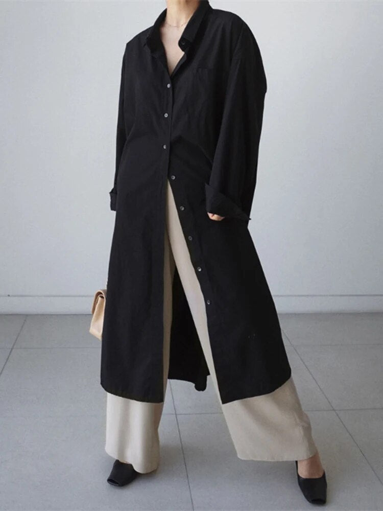 Long Sleeve Loose Fit Shirt