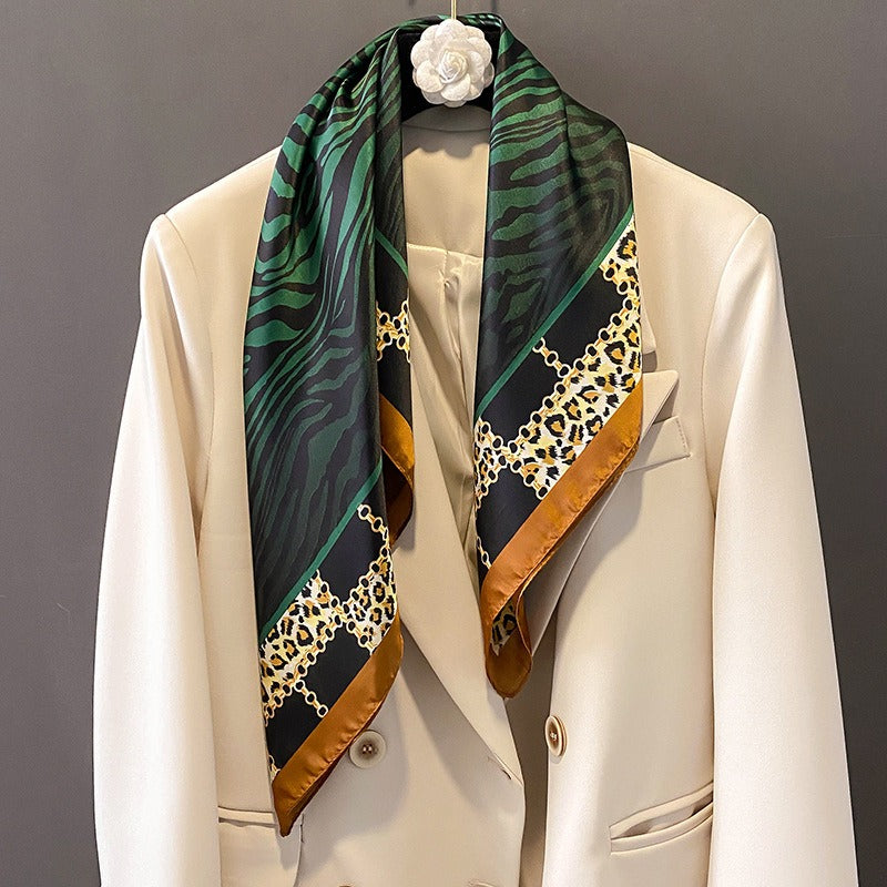 Leopard Pattern Warm and Cold Scarf