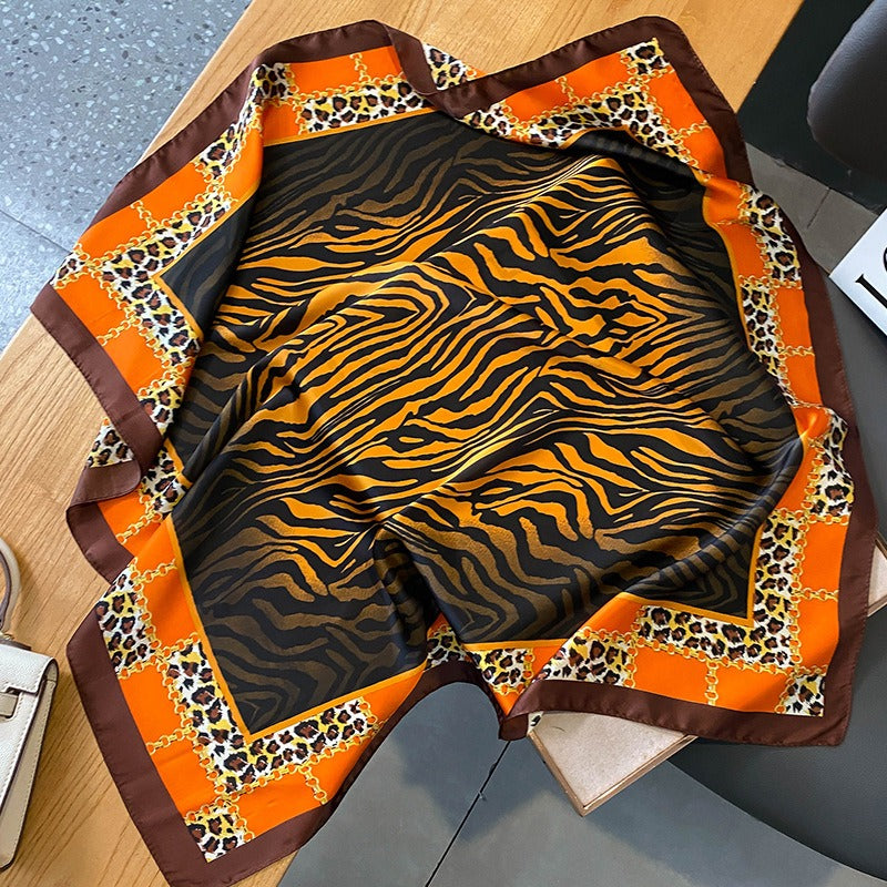 Leopard Pattern Warm and Cold Scarf