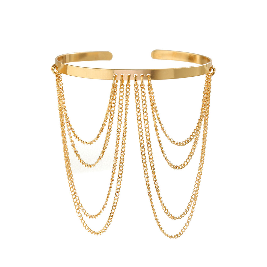 Ethnic arm chain with adjustable opening