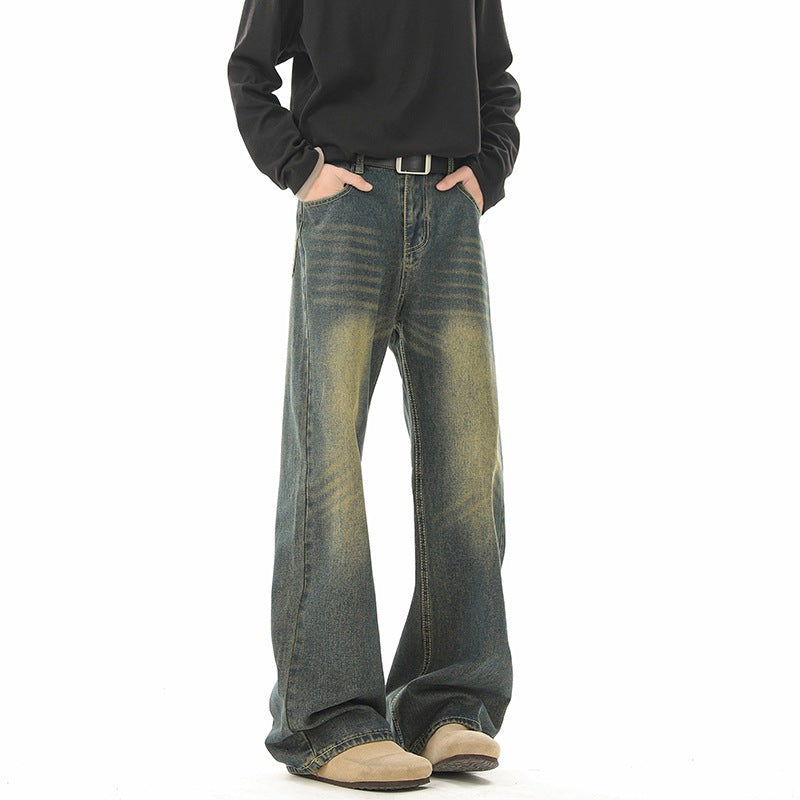 Vintage Denim Pants Men