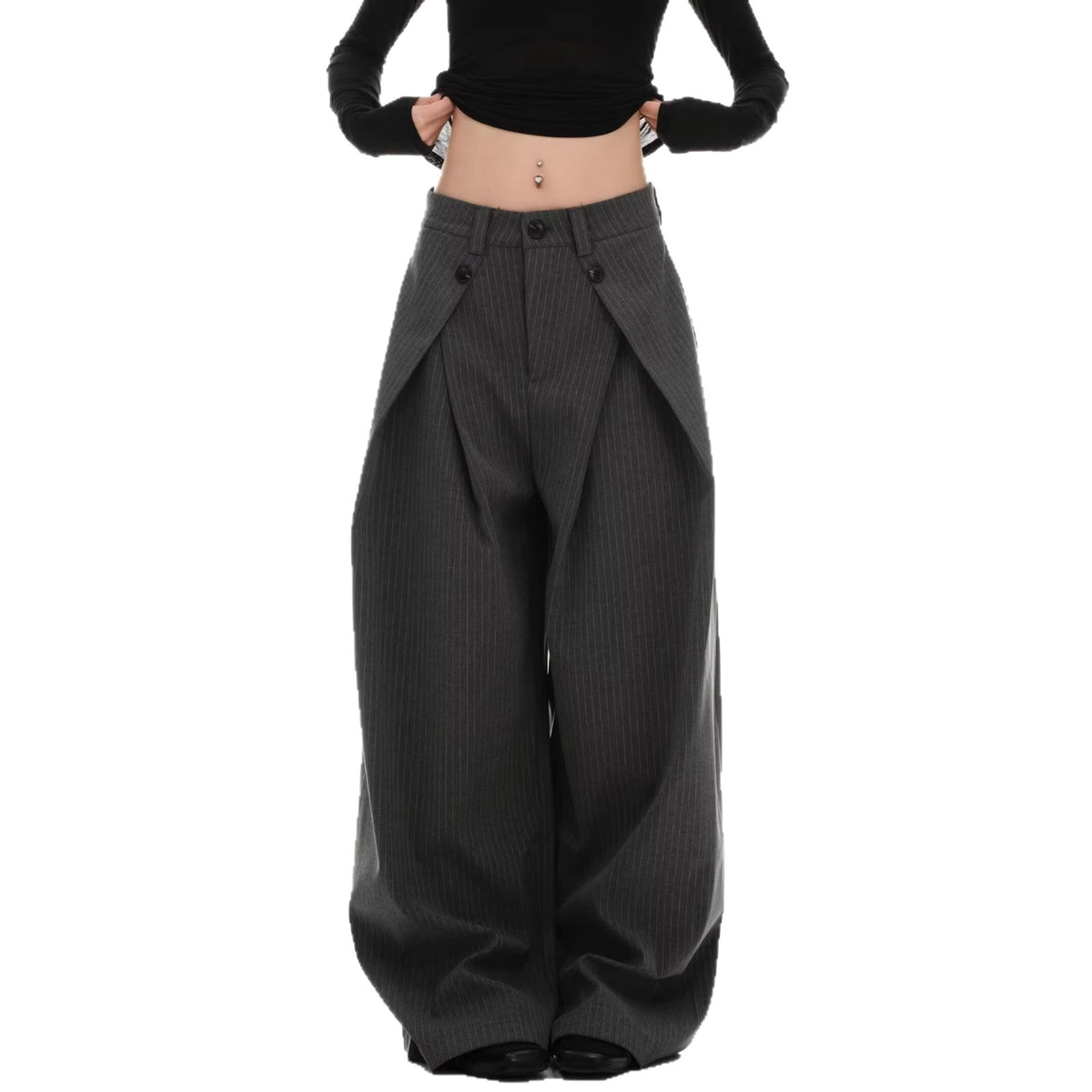 Stylish Pleated Suit Pants for Men