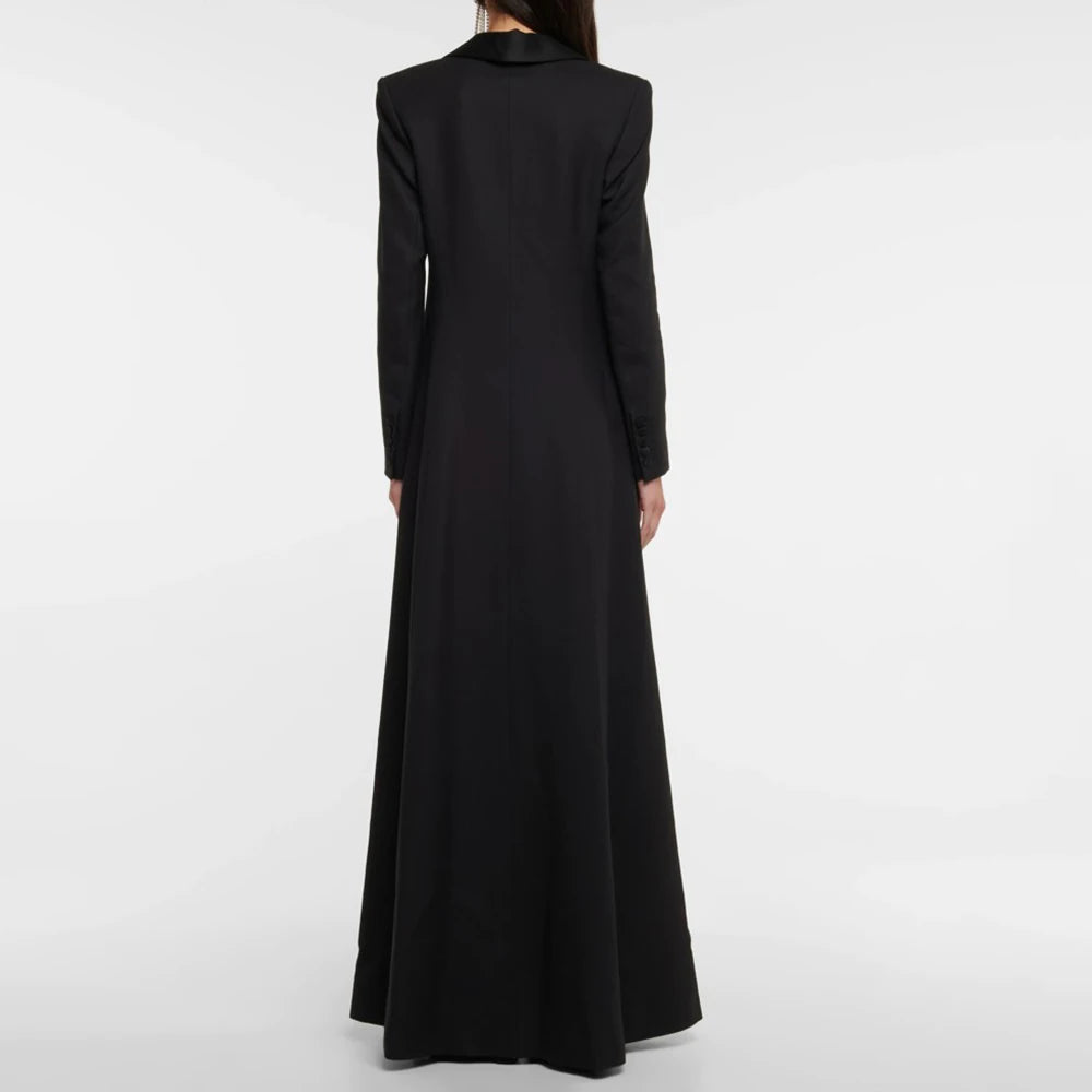 Solid Long Blazers For Women