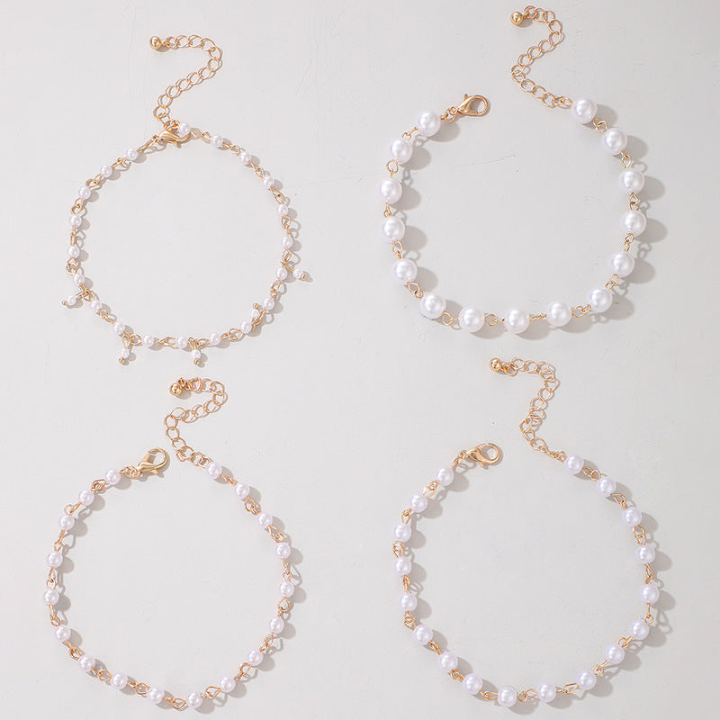 Beaded Multi-layer Anklet