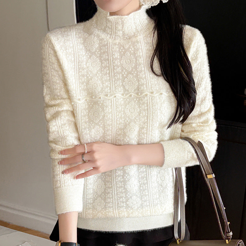 Sweet Pearl Lace Knitwear