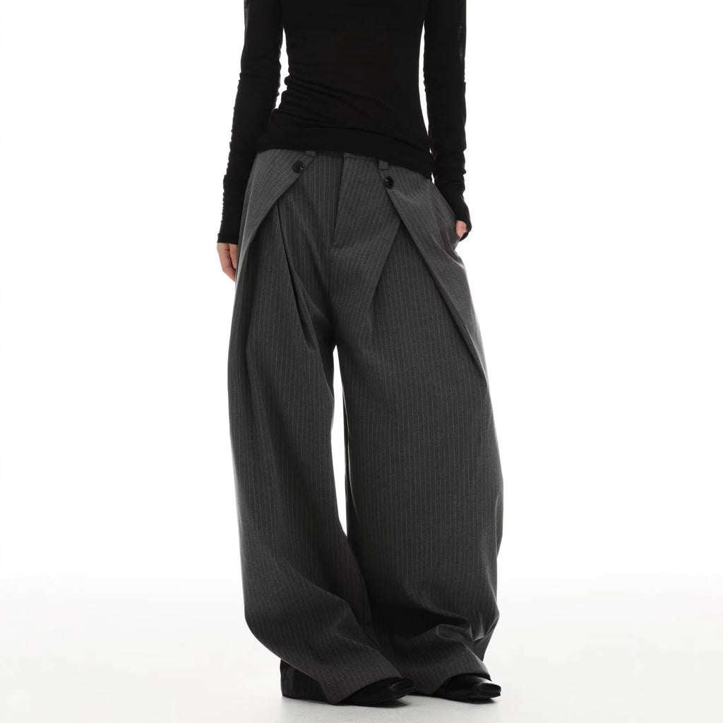 Stylish Pleated Suit Pants for Men