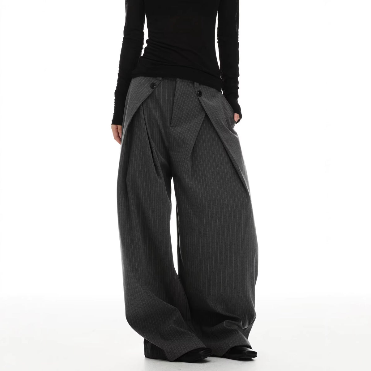 Stylish Pleated Suit Pants for Men