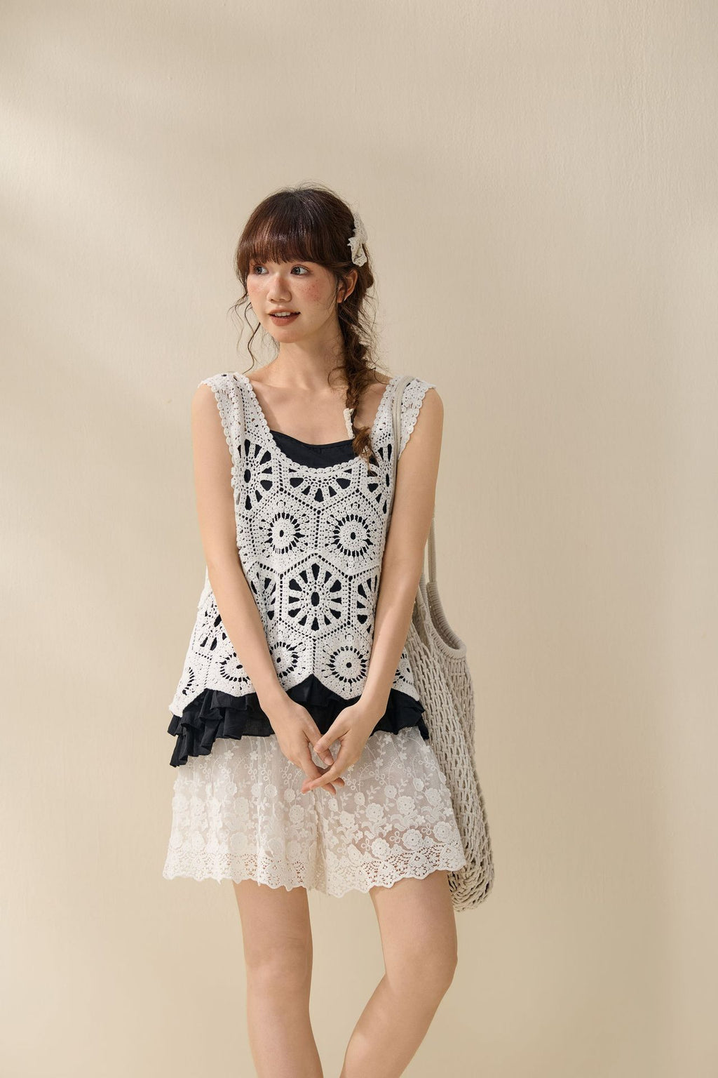 Lace shorts for women