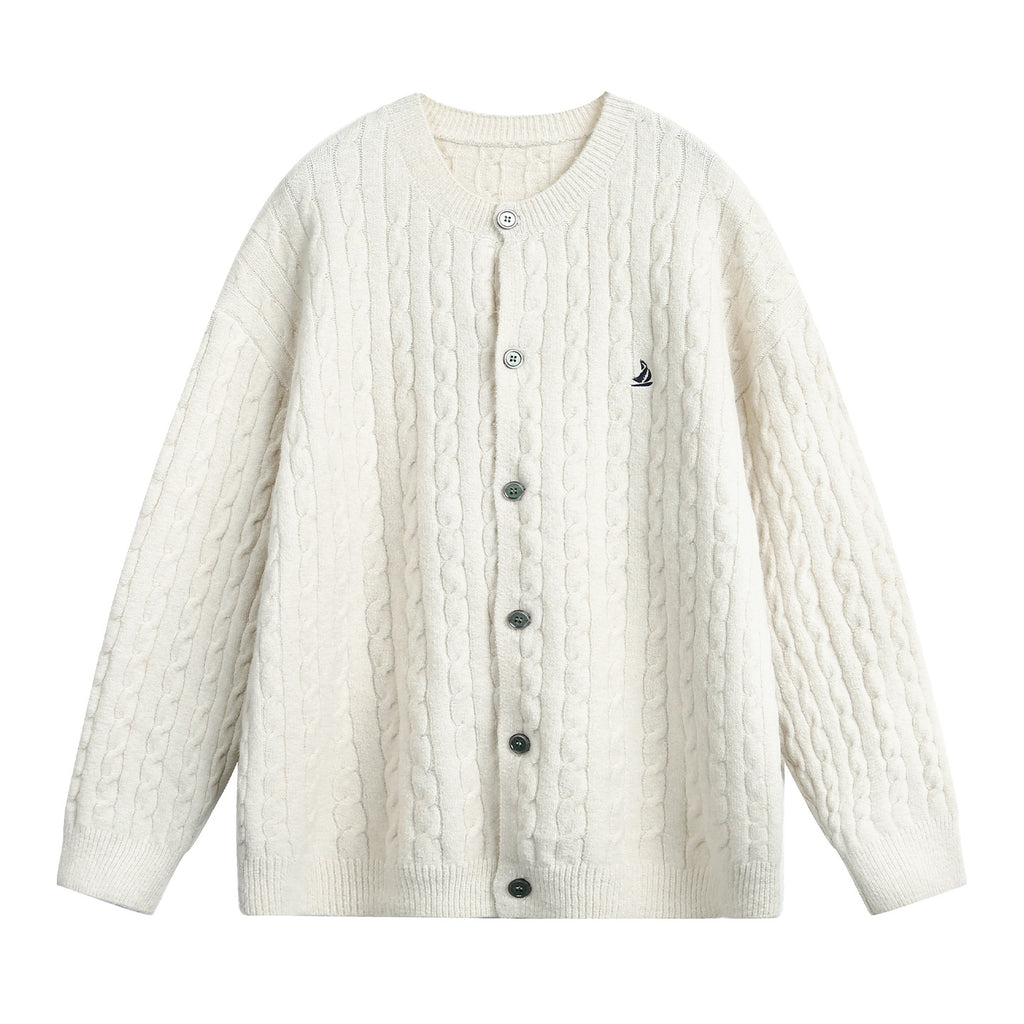 Round neck sweater for men