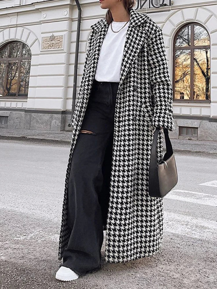 Patchwork Lace Up Coats