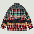 Broken Patchwork Plaid Shirts