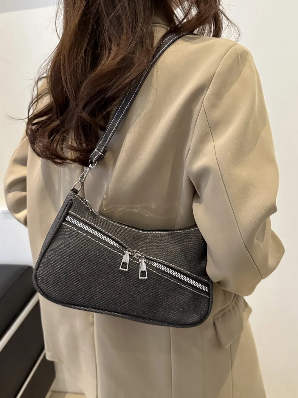 Denim Shoulder Bag