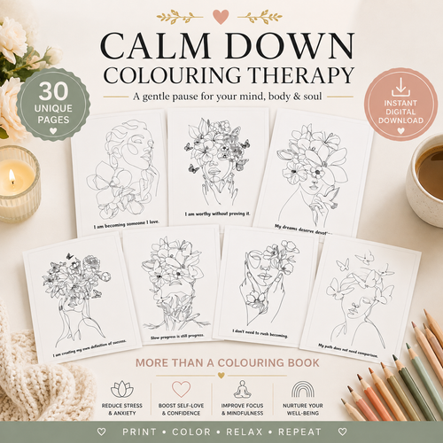 Colouring e-book for women
