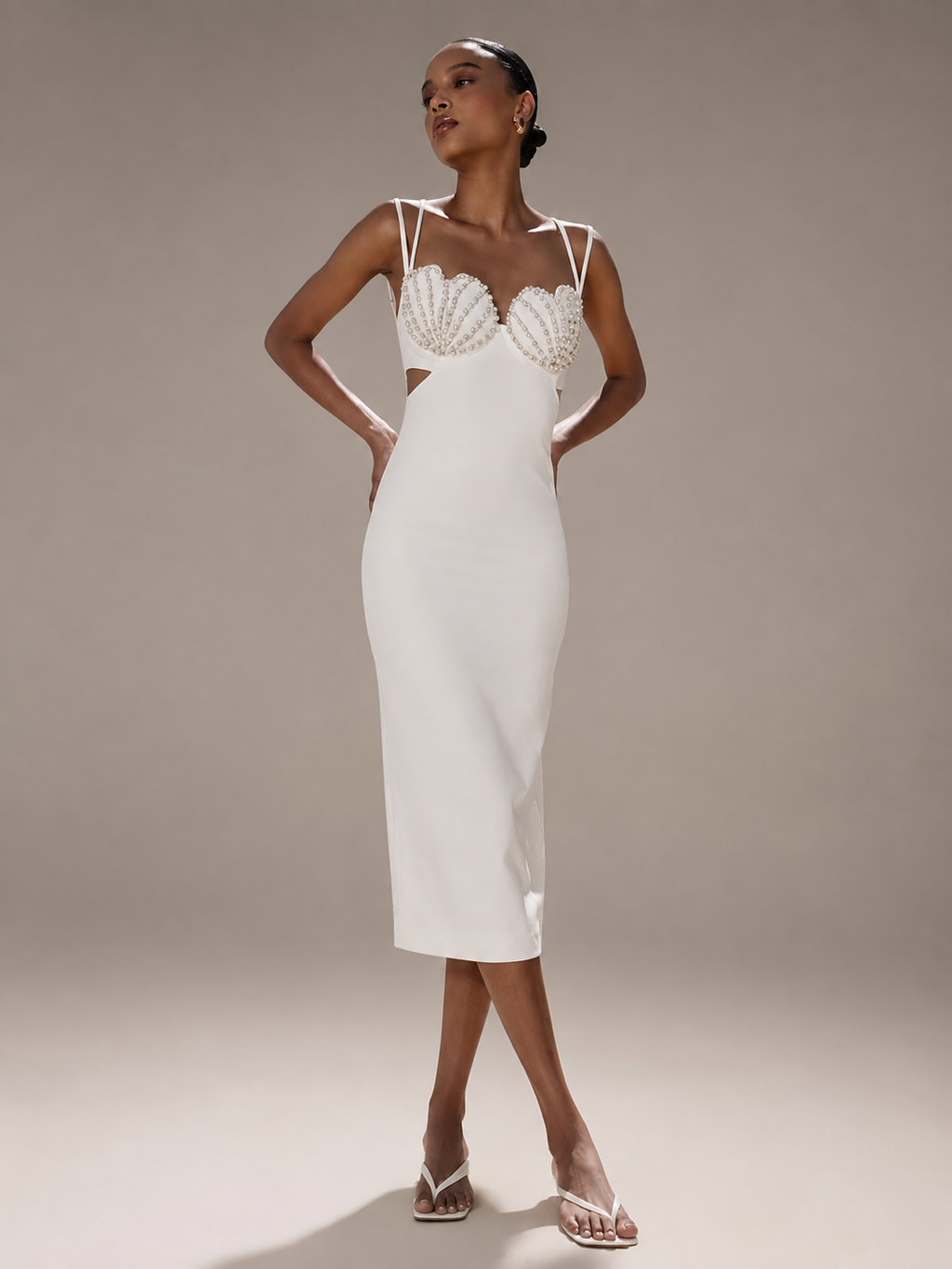 Diamond chain party dress