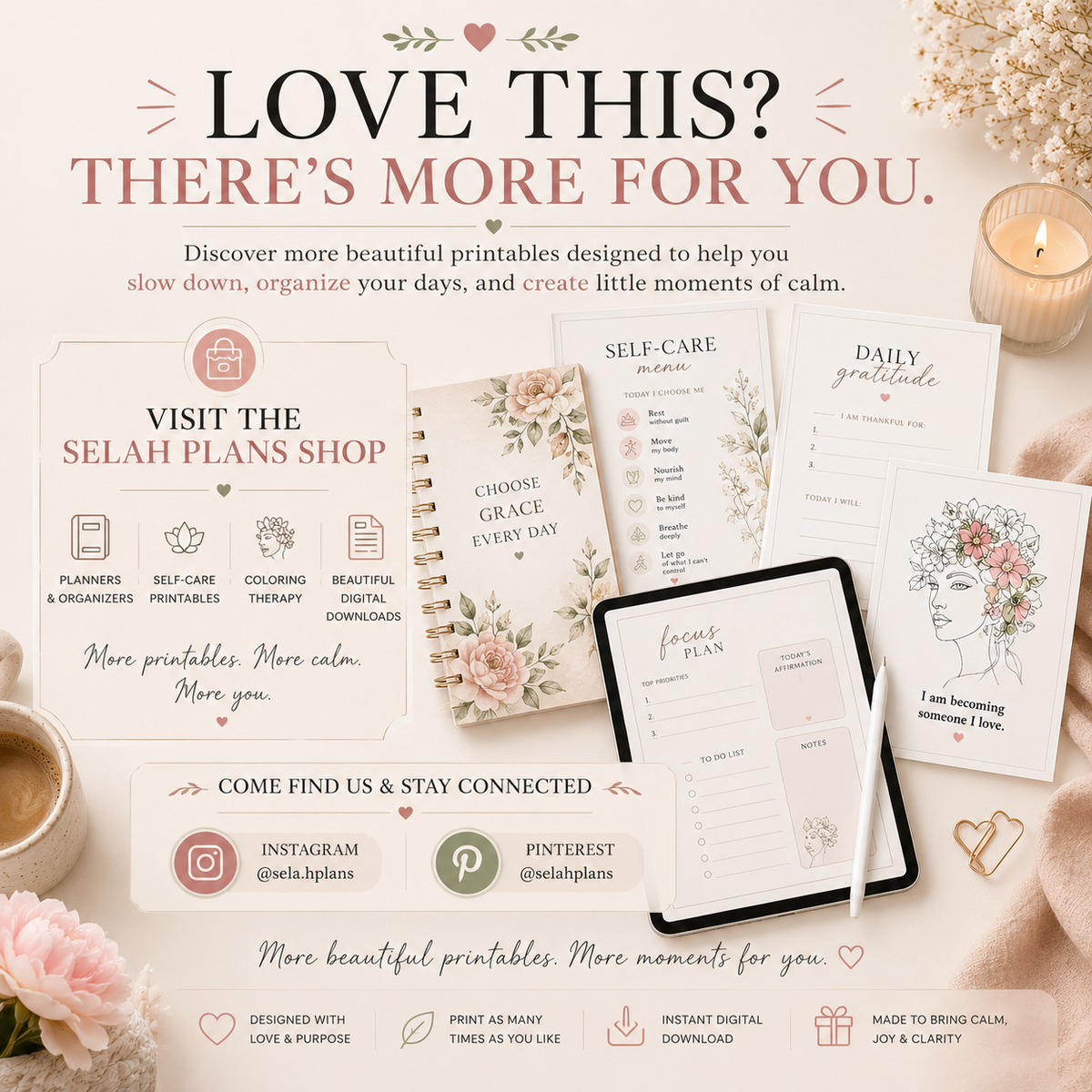 bundle affirmation cards and colouring book for women