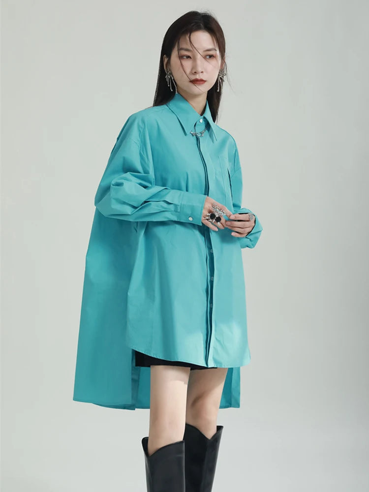 Long Sleeve Casual Loose Shirts For Women