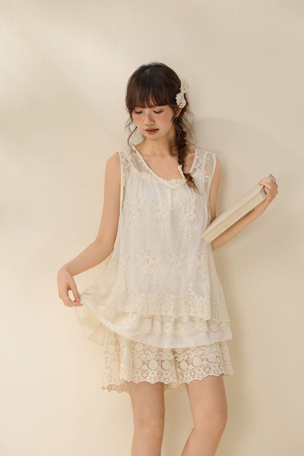 Lace shorts for women