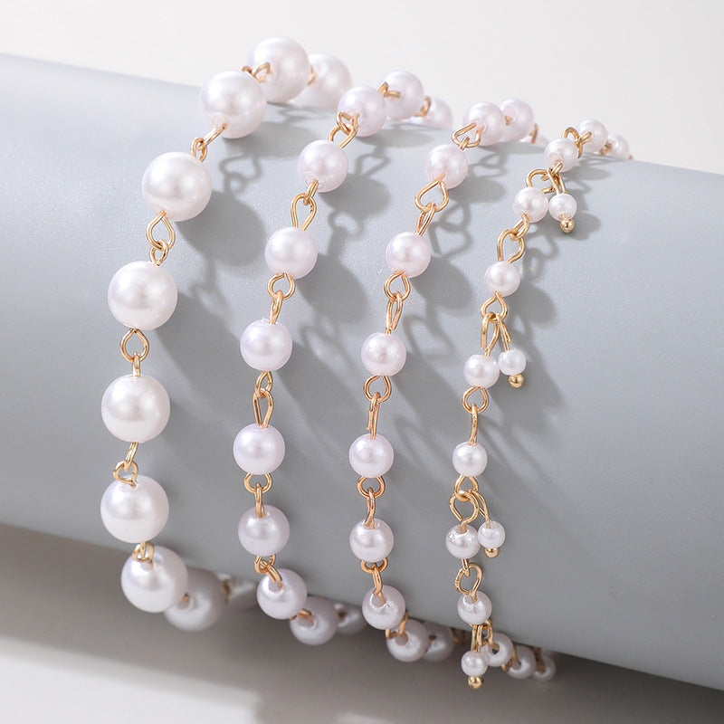 Beaded Multi-layer Anklet