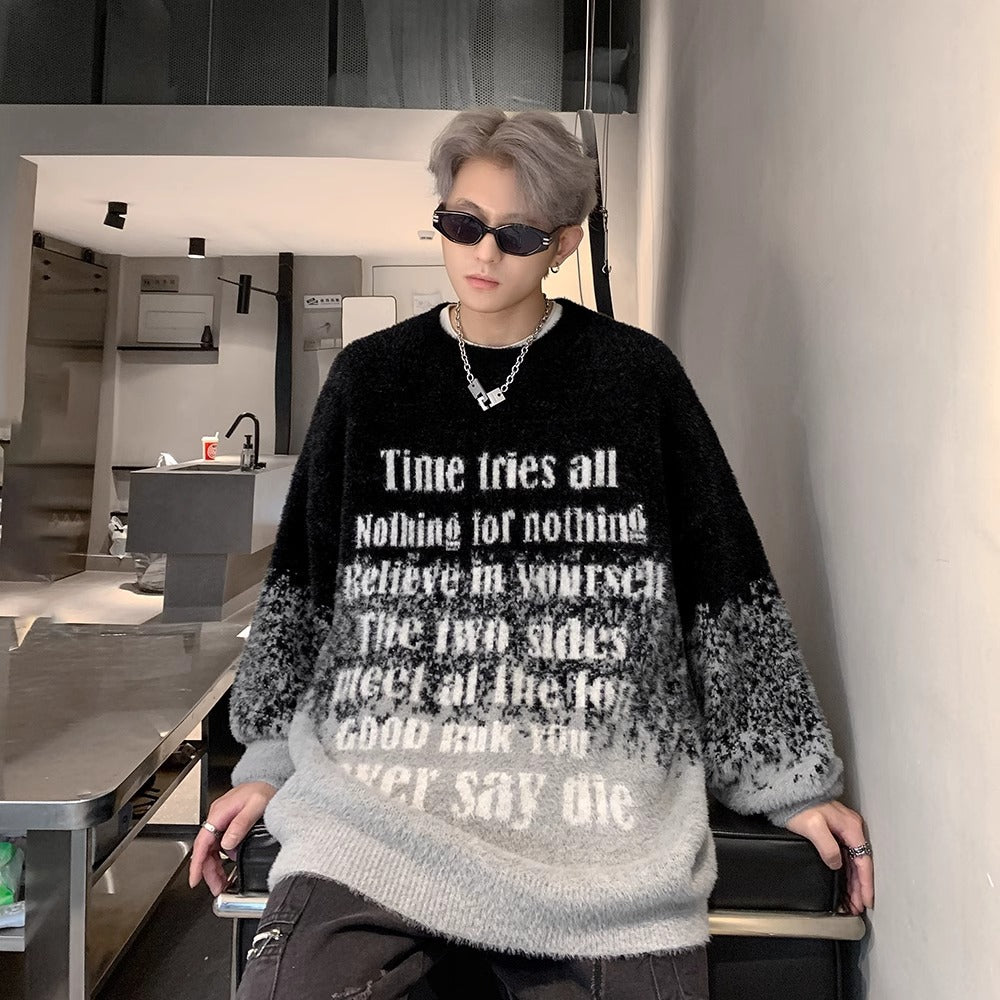 Thick Knit Sweater for Men