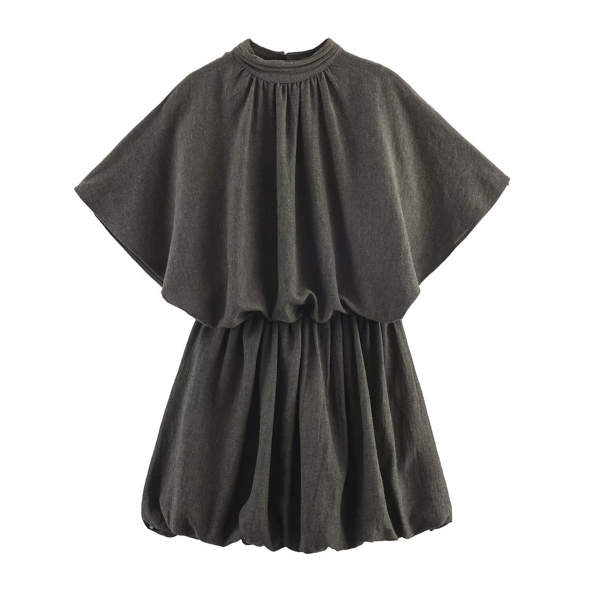Balloon mini dress for women