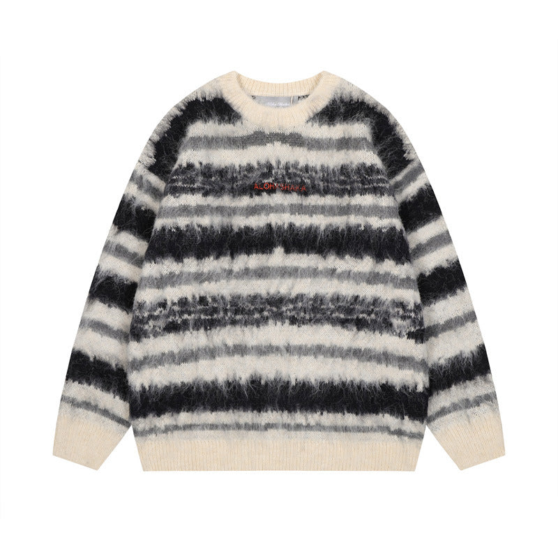Stripe Crewneck Knitwear